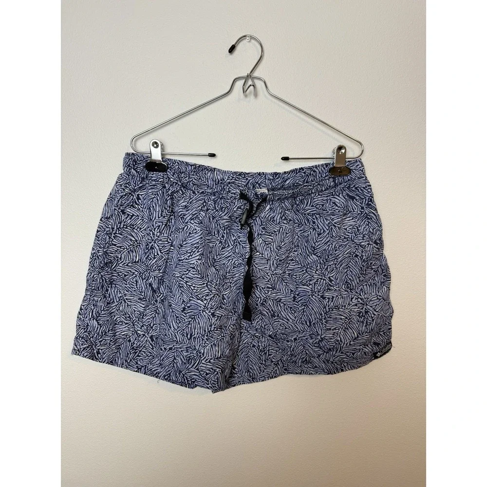 Columbia Size XL Womens Blue Belted‎ Buckle Pockets Activewear Outdoor Shorts